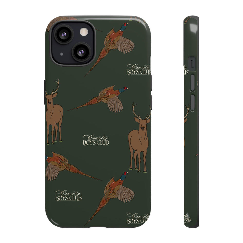 Field Green 'Boys Stags & Pheasants' Case  | CBC x Country Cases