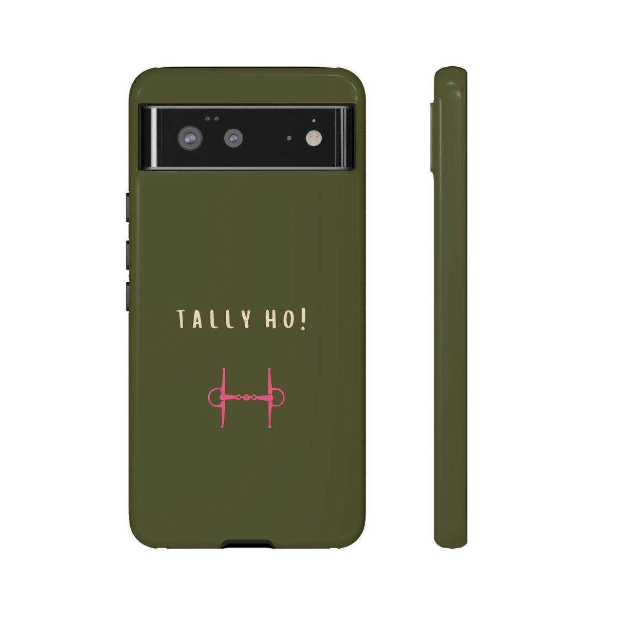 Green & Pink 'Tally Ho!' (Snaffle)
