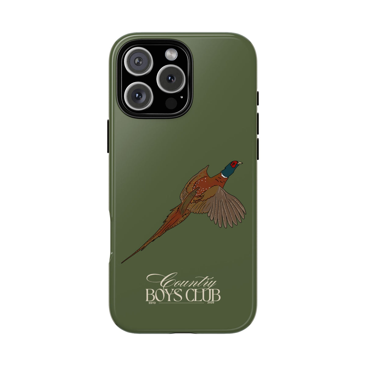Green Country Boys Club Pheasant Case  | CGC x Country Cases