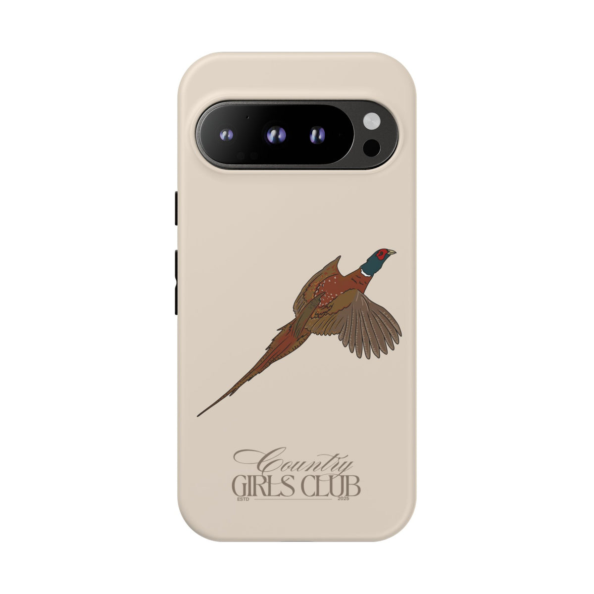 Beige 'Girls Pheasant' Case  | CGC x Country Cases