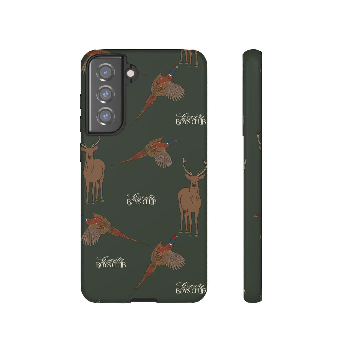 Field Green 'Boys Stags & Pheasants' Case  | CBC x Country Cases