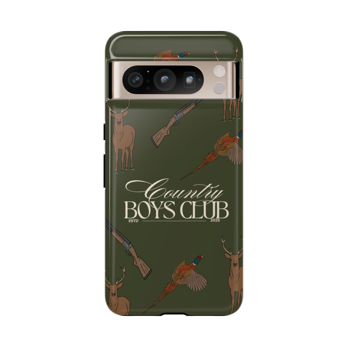 Forest Green Boys Love Guns Case  | CGC x Country Cases