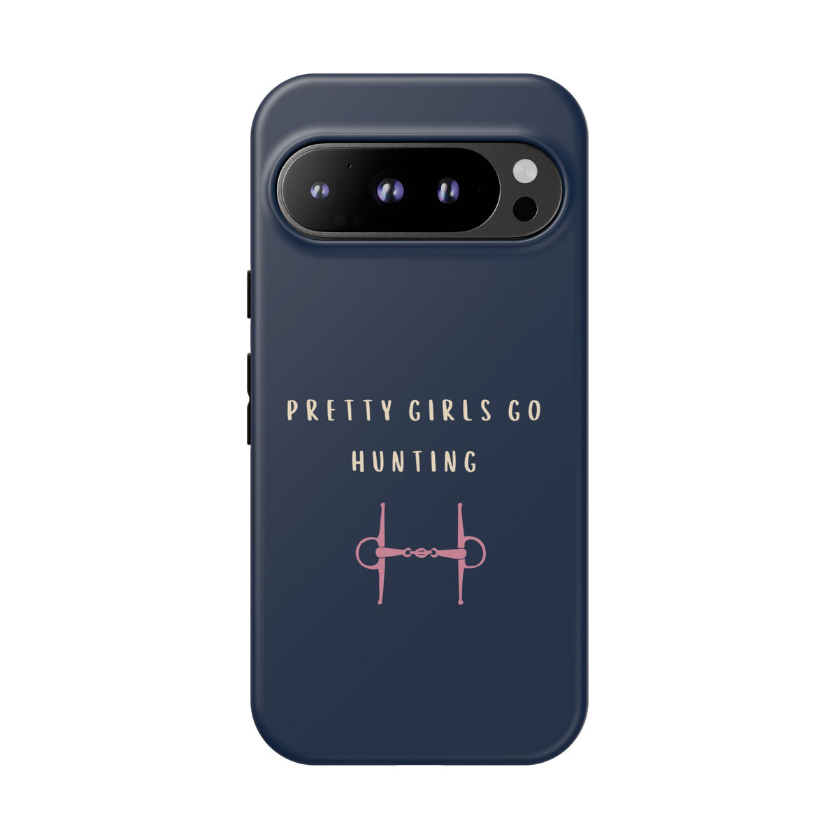 Navy & Pink 'Pretty Girls Go Hunting' (Snaffle)