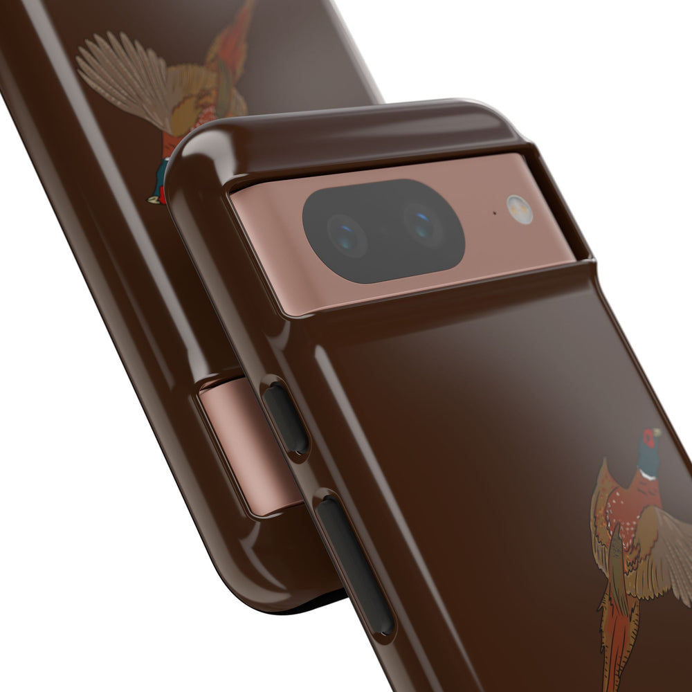 Chestnut Brown 'Country Boys Club Pheasant' Case  | CBC x Country Cases