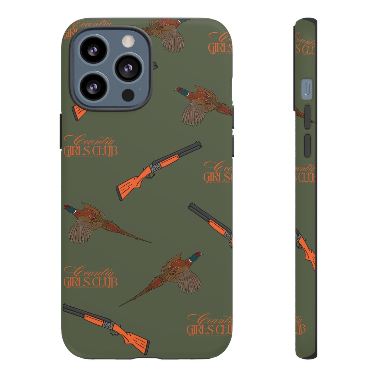 Green & Orange Beaters Case (Girls)  | CGC x Country Cases