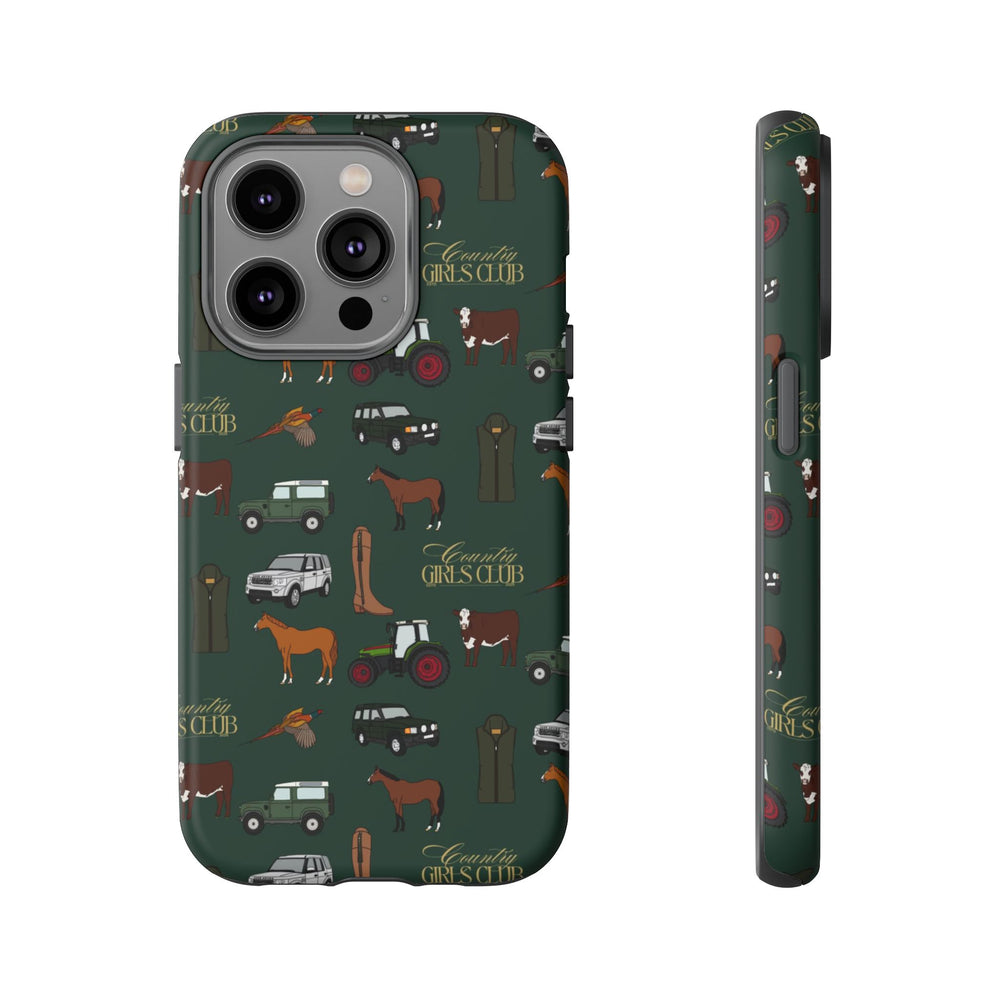 Green Country Girls Club x Country Cases iPhone Case