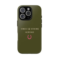 Green & Pink Single & Seeking Acreage Case