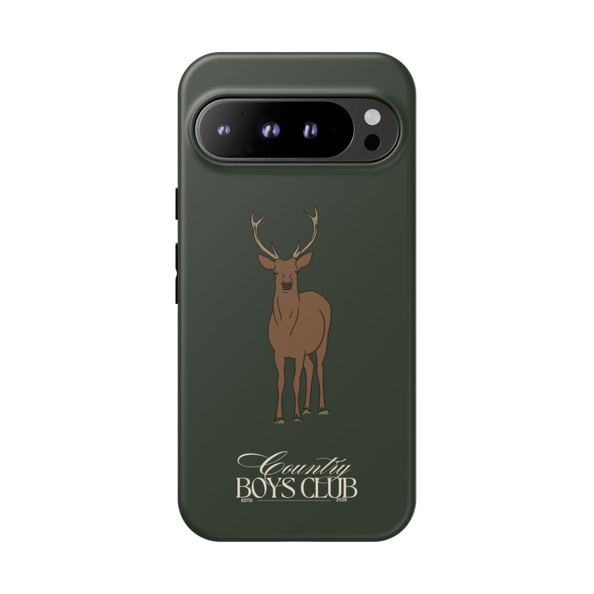 Field Green 'Country Boys Club Stag' Case  | CGC x Country Cases