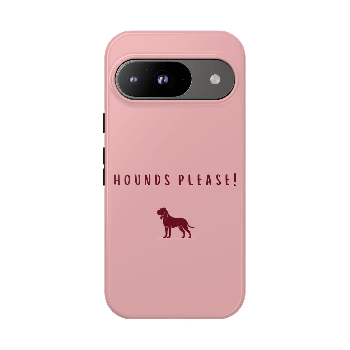 Pink & Burgundy 'Hounds Please' Case