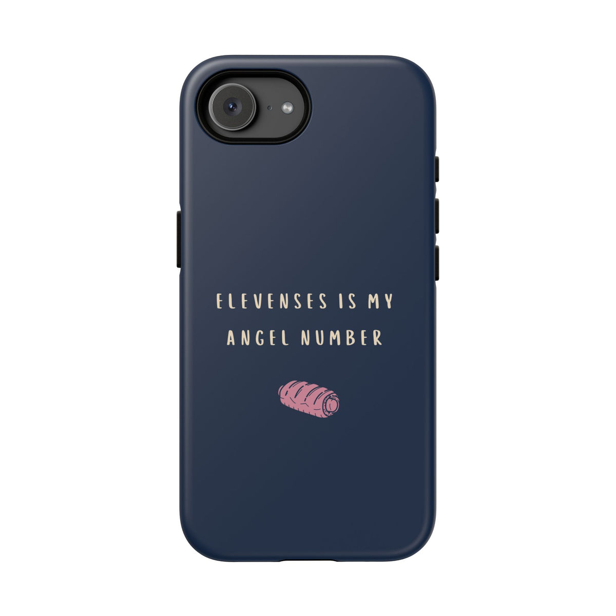 Navy & Pink 'Elevenses Is My Angel Number' Case
