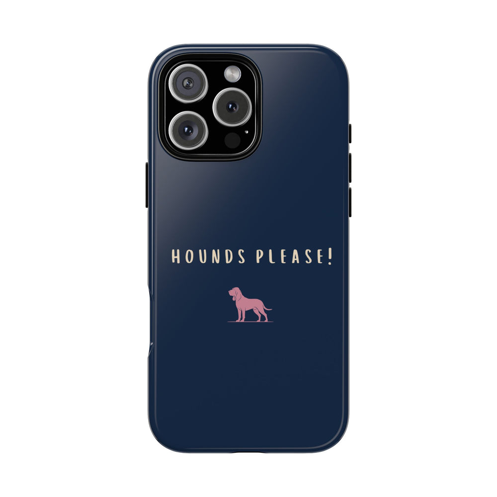 Navy & Pink 'Hounds Please' Case