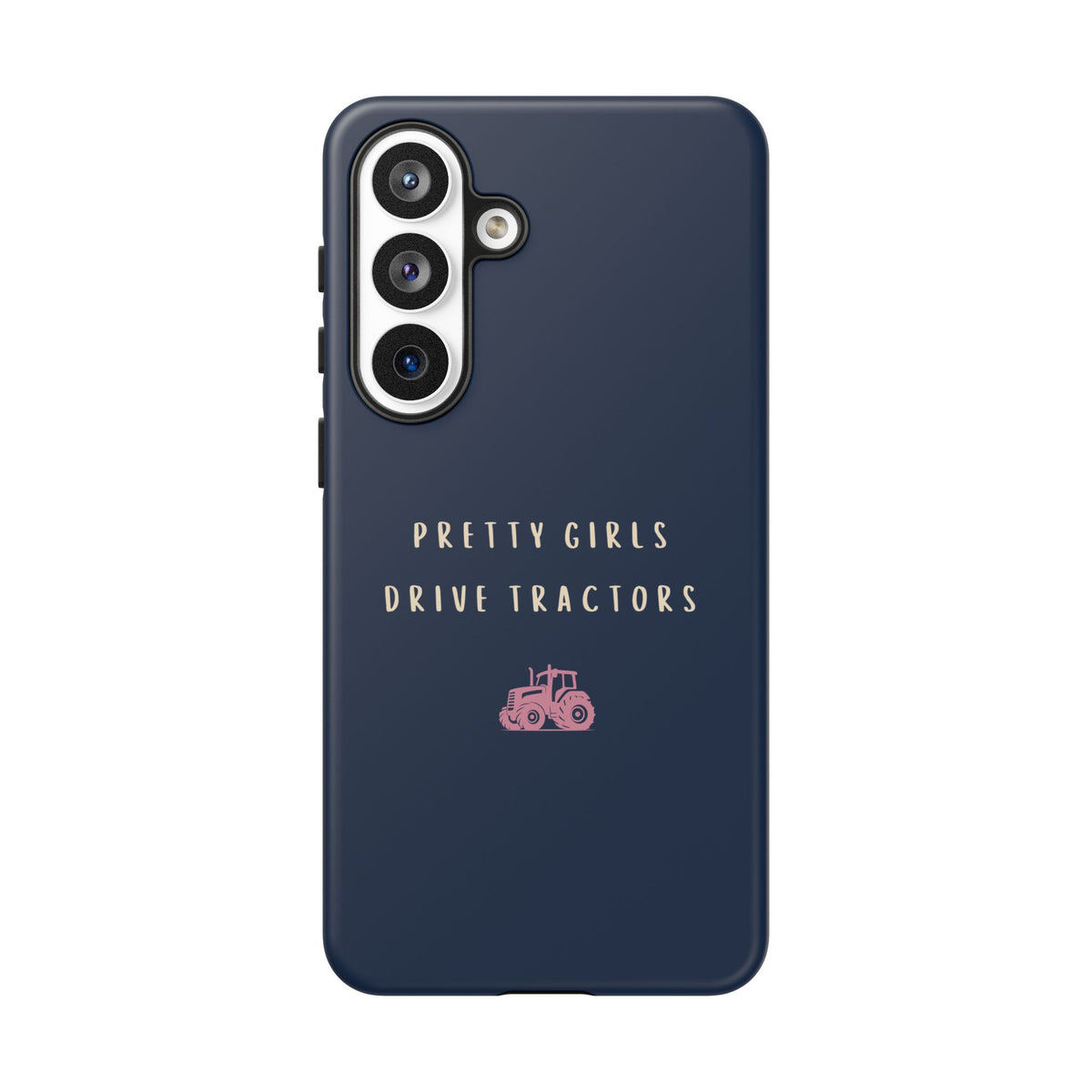 Navy & Pink 'Pretty Girls Drive Tractors' Case