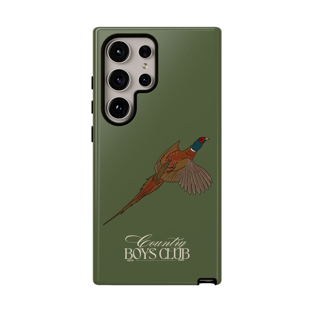 Green Country Boys Club Pheasant Case  | CGC x Country Cases