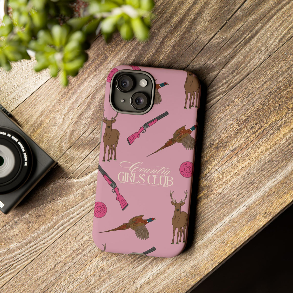 Dusty Pink Girls Love Guns Case  | CGC x Country Cases