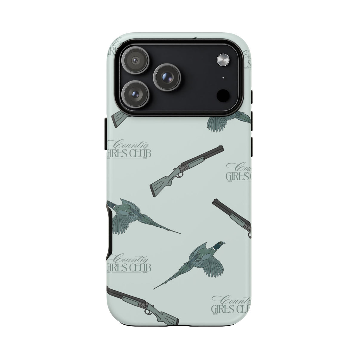 Blue 'Girls Pheasants & Shotguns' Case  | CGC x Country Cases