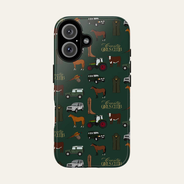 Green Country Girls Club x Country Cases iPhone Case