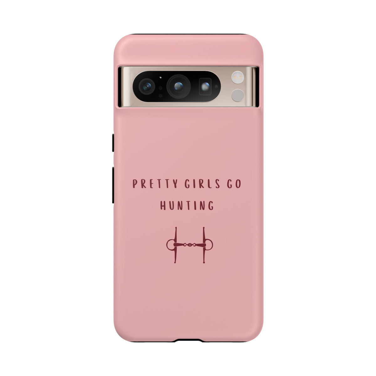 Pink & Burgundy 'Pretty Girls Go Hunting' (Snaffle)