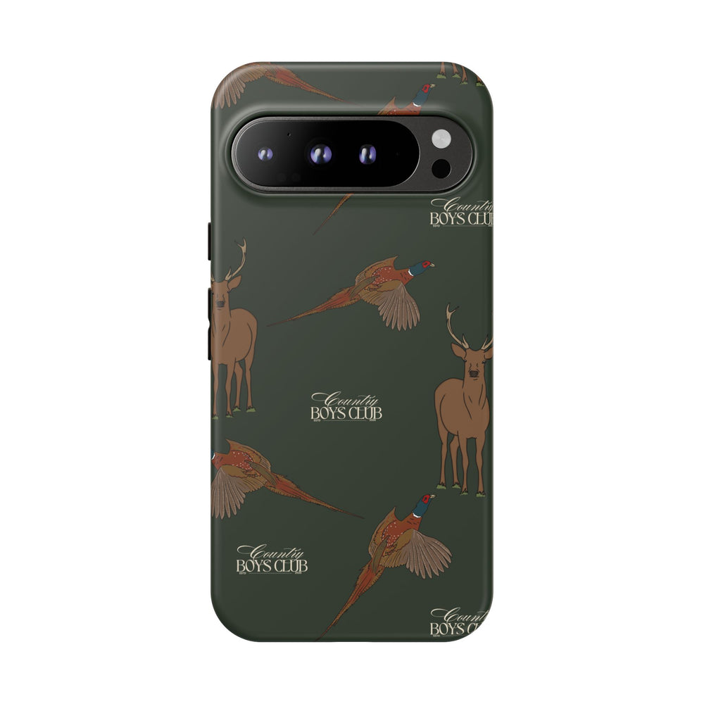Field Green 'Boys Stags & Pheasants' Case  | CBC x Country Cases