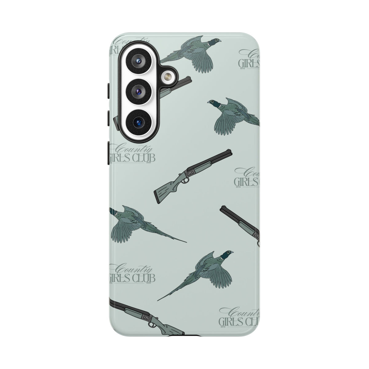 Blue 'Girls Pheasants & Shotguns' Case  | CGC x Country Cases