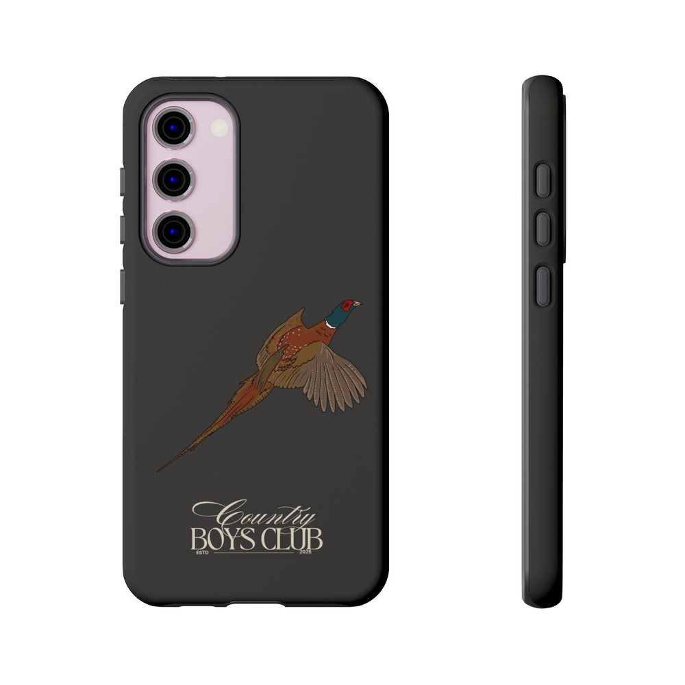Charcoal 'Country Boys Club Pheasant' Case  | CGC x Country Cases