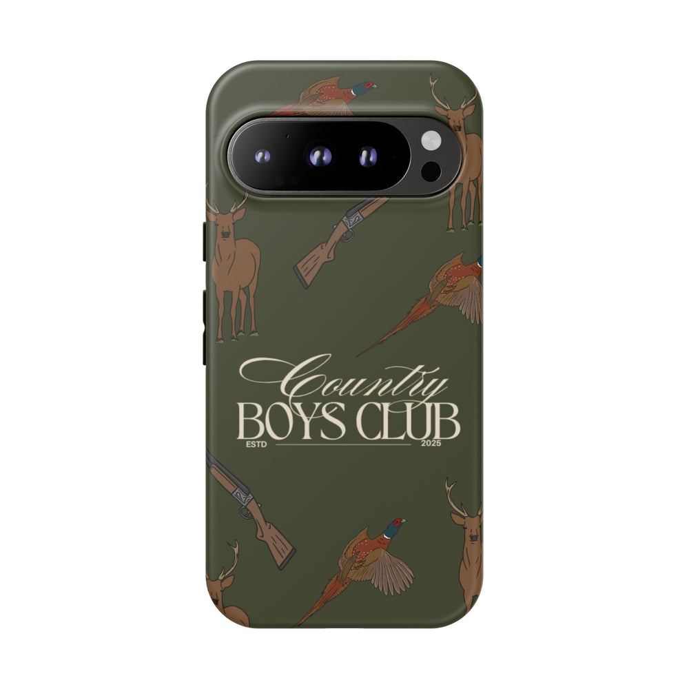 Forest Green Boys Love Guns Case  | CGC x Country Cases