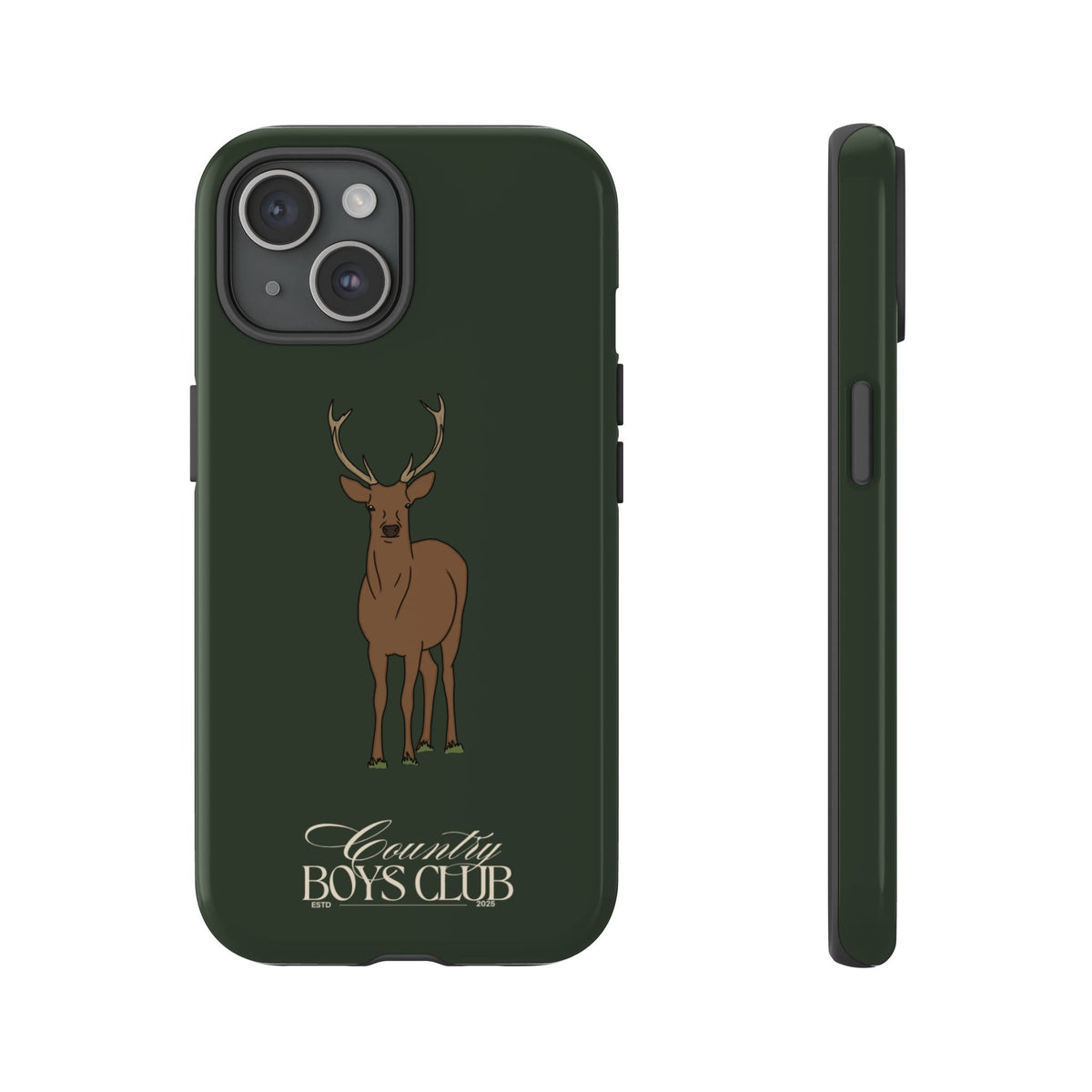 Field Green 'Country Boys Club Stag' Case  | CGC x Country Cases