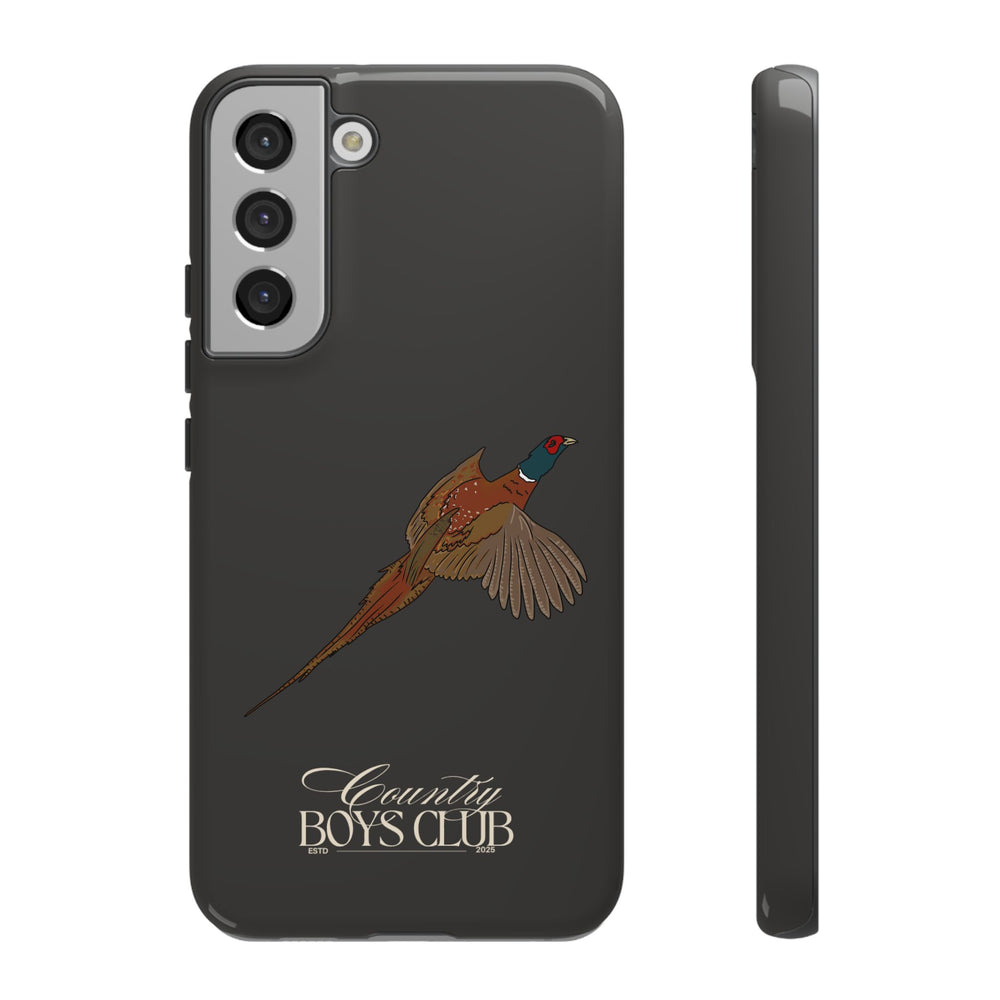 Charcoal 'Country Boys Club Pheasant' Case  | CGC x Country Cases