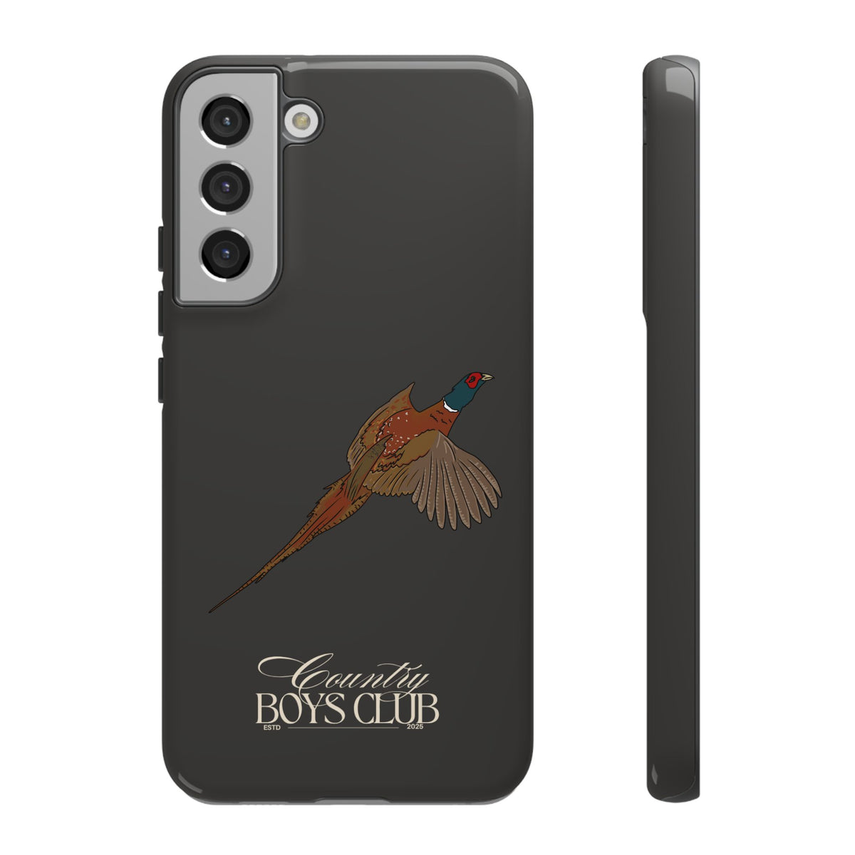 Charcoal 'Country Boys Club Pheasant' Case  | CGC x Country Cases