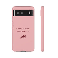 Pink & Burgundy "Chronically Overhorsed" Case