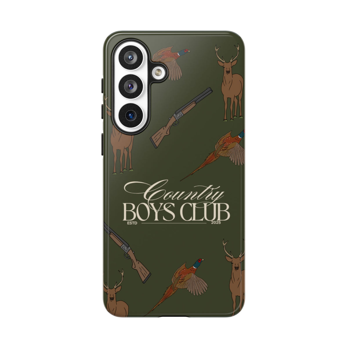 Forest Green Boys Love Guns Case  | CGC x Country Cases