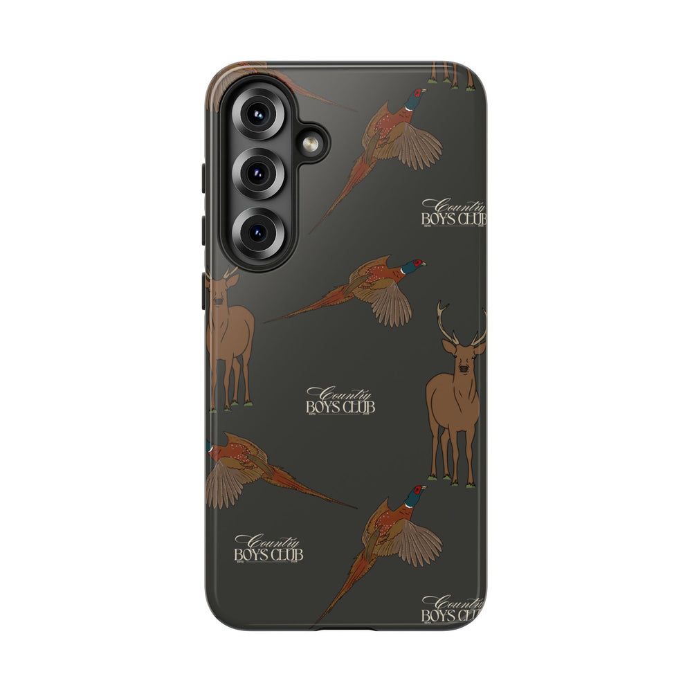 Charcoal 'Boys Stags & Pheasants' Case  | CBC x Country Cases