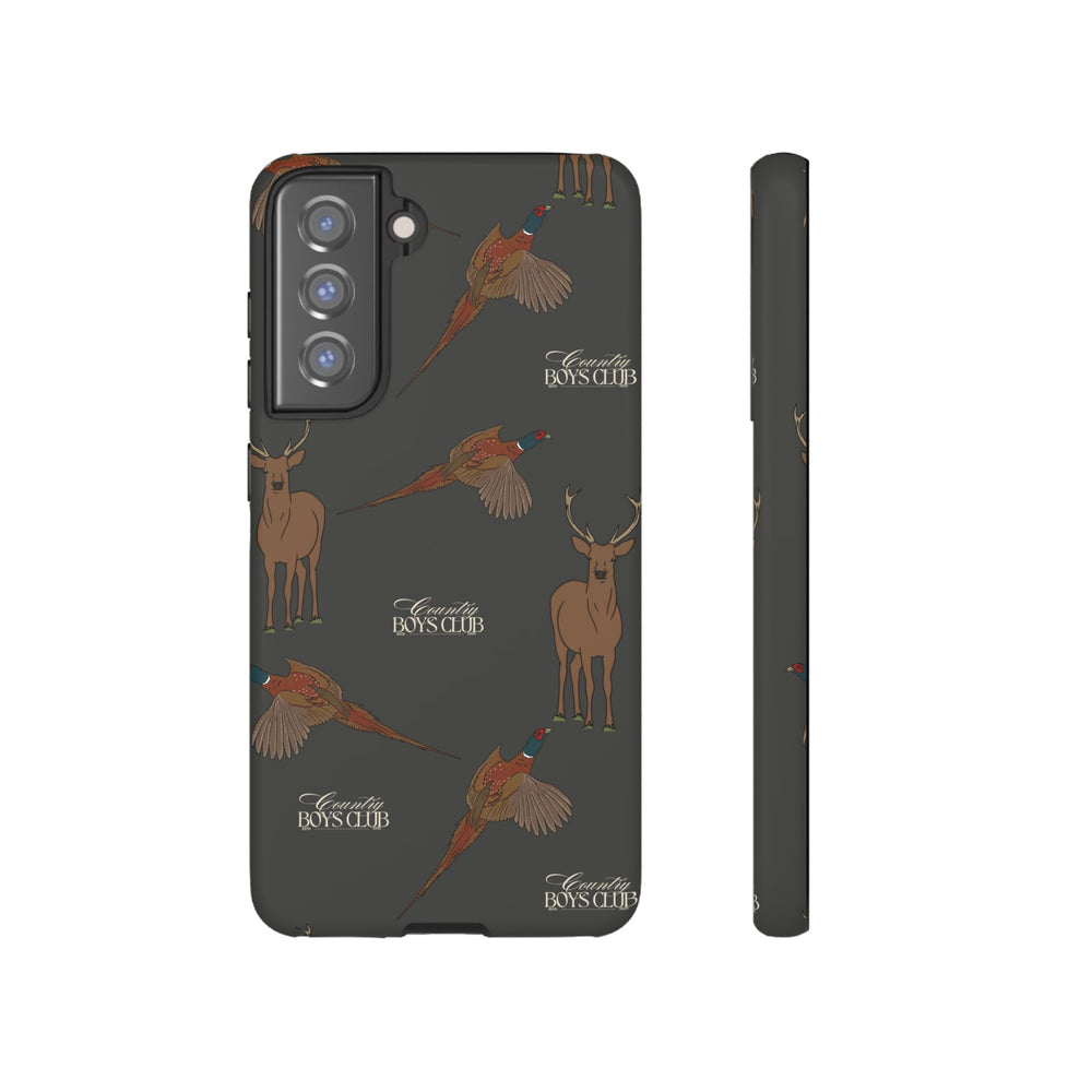 Charcoal 'Boys Stags & Pheasants' Case  | CBC x Country Cases