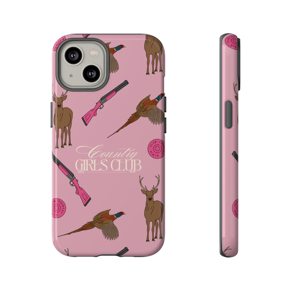 Dusty Pink Girls Love Guns Case  | CGC x Country Cases