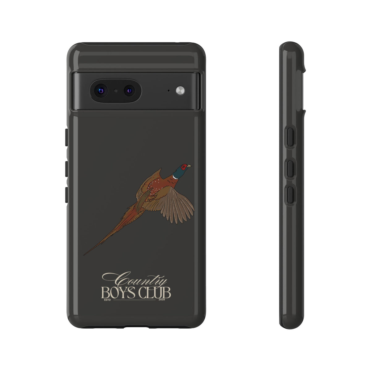 Charcoal 'Country Boys Club Pheasant' Case  | CGC x Country Cases