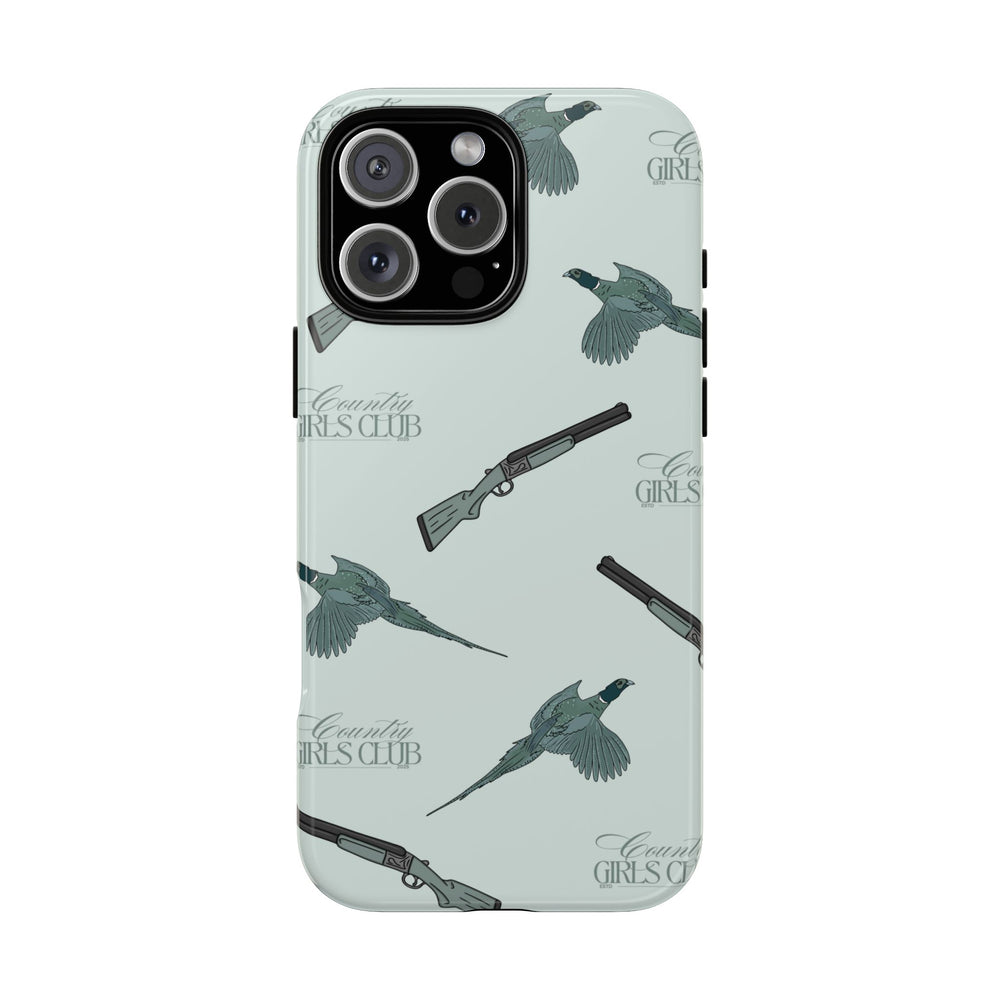 Blue 'Girls Pheasants & Shotguns' Case  | CGC x Country Cases