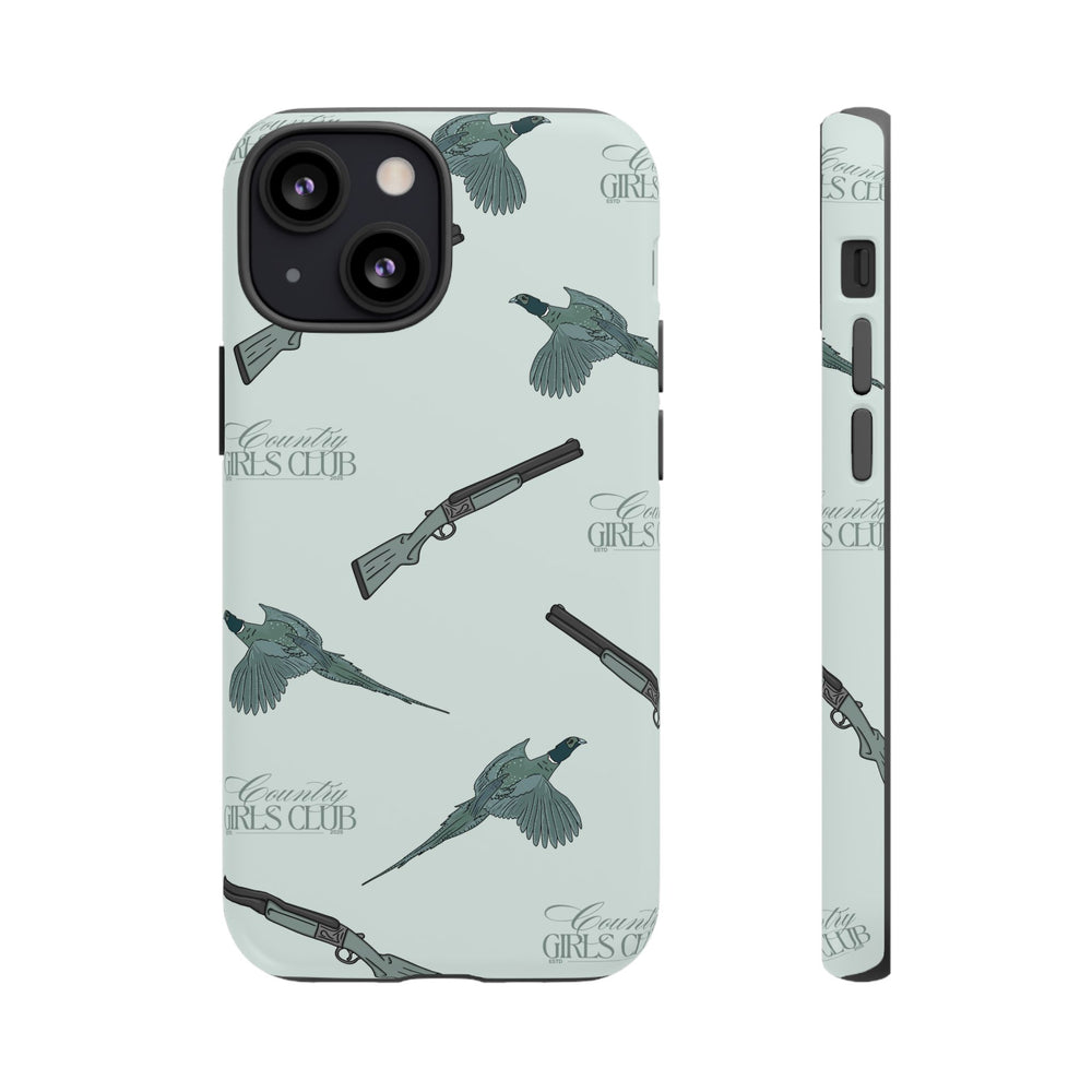 Blue 'Girls Pheasants & Shotguns' Case  | CGC x Country Cases