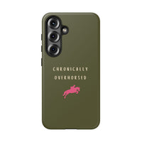 Green & Pink Chronically Overhorsed Case