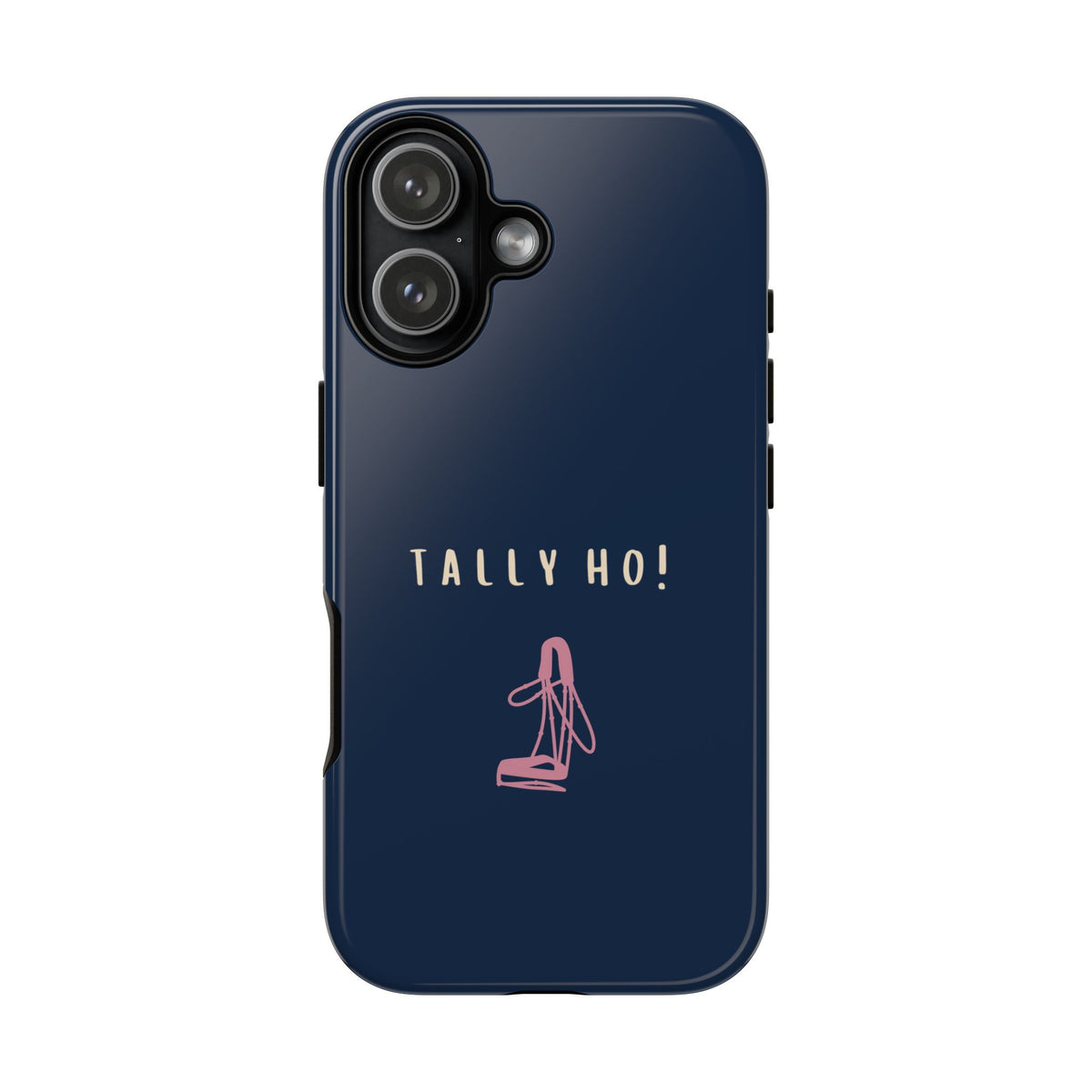 Navy & Pink 'Tally Ho!' (Bridle)
