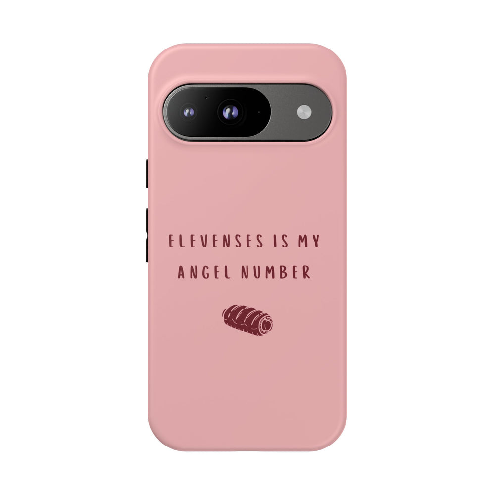 Pink & Burgundy 'Elevenses Is My Angel Number' Case