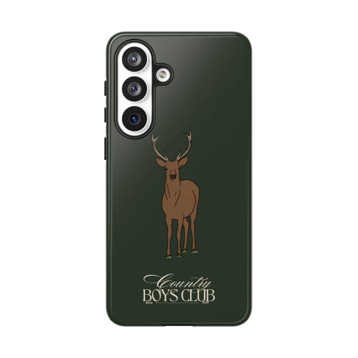 Field Green 'Country Boys Club Stag' Case  | CGC x Country Cases