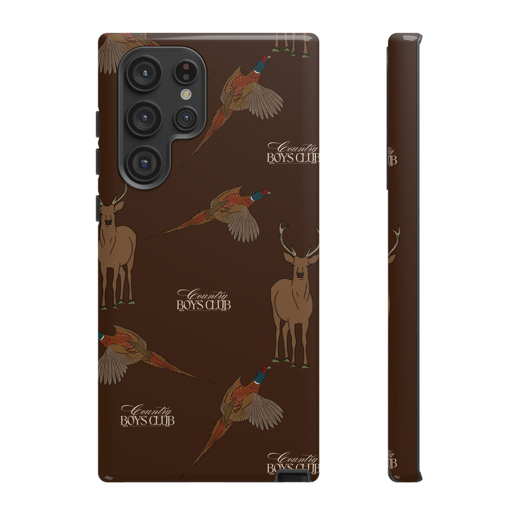 Chestnut Brown 'Boys Stags & Pheasants' Case  | CBC x Country Cases