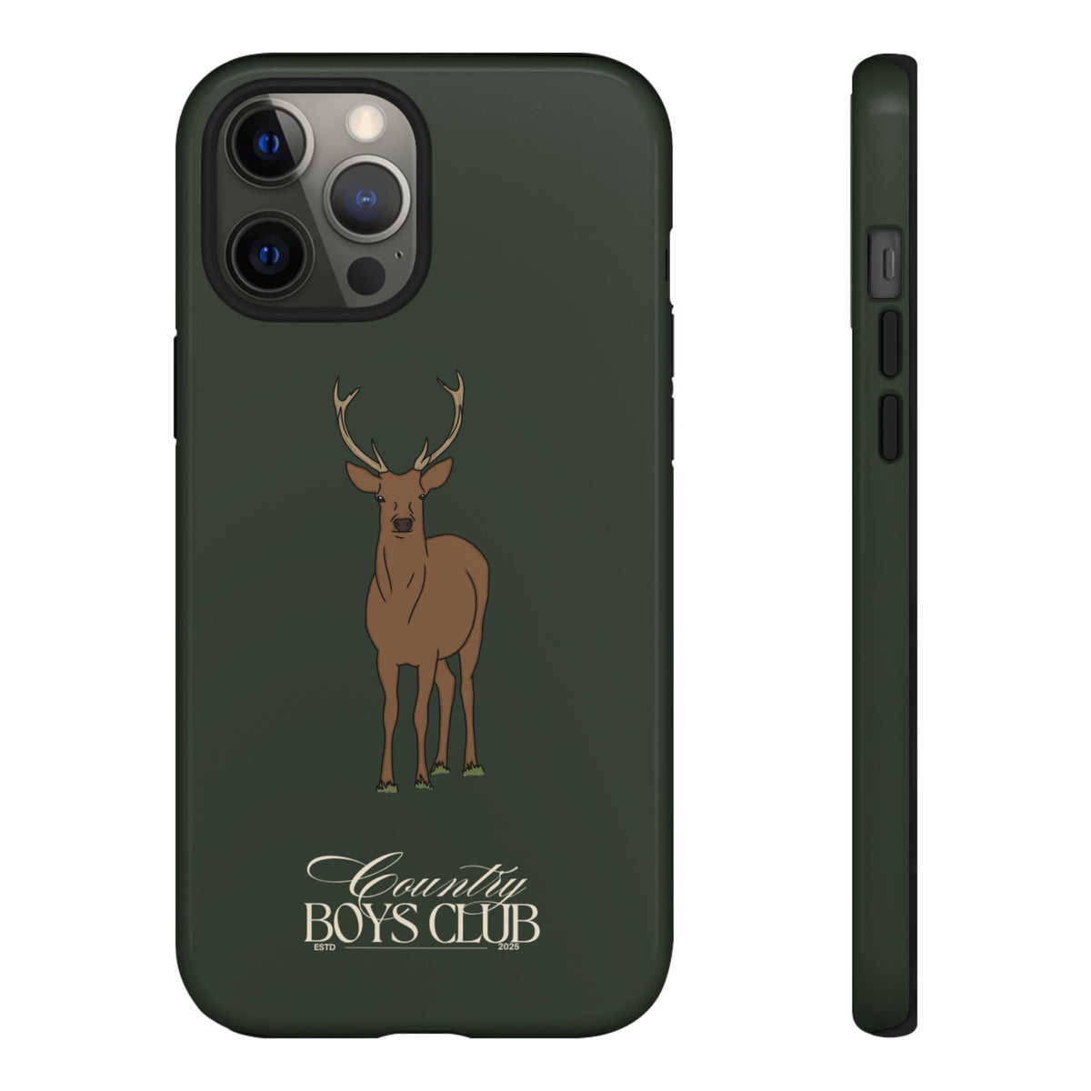 Field Green 'Country Boys Club Stag' Case  | CGC x Country Cases
