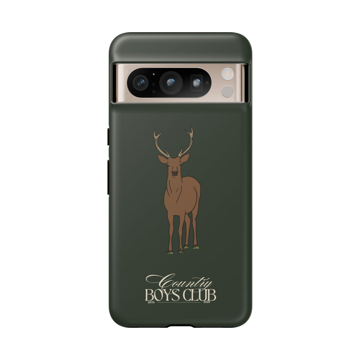 Field Green 'Country Boys Club Stag' Case  | CGC x Country Cases