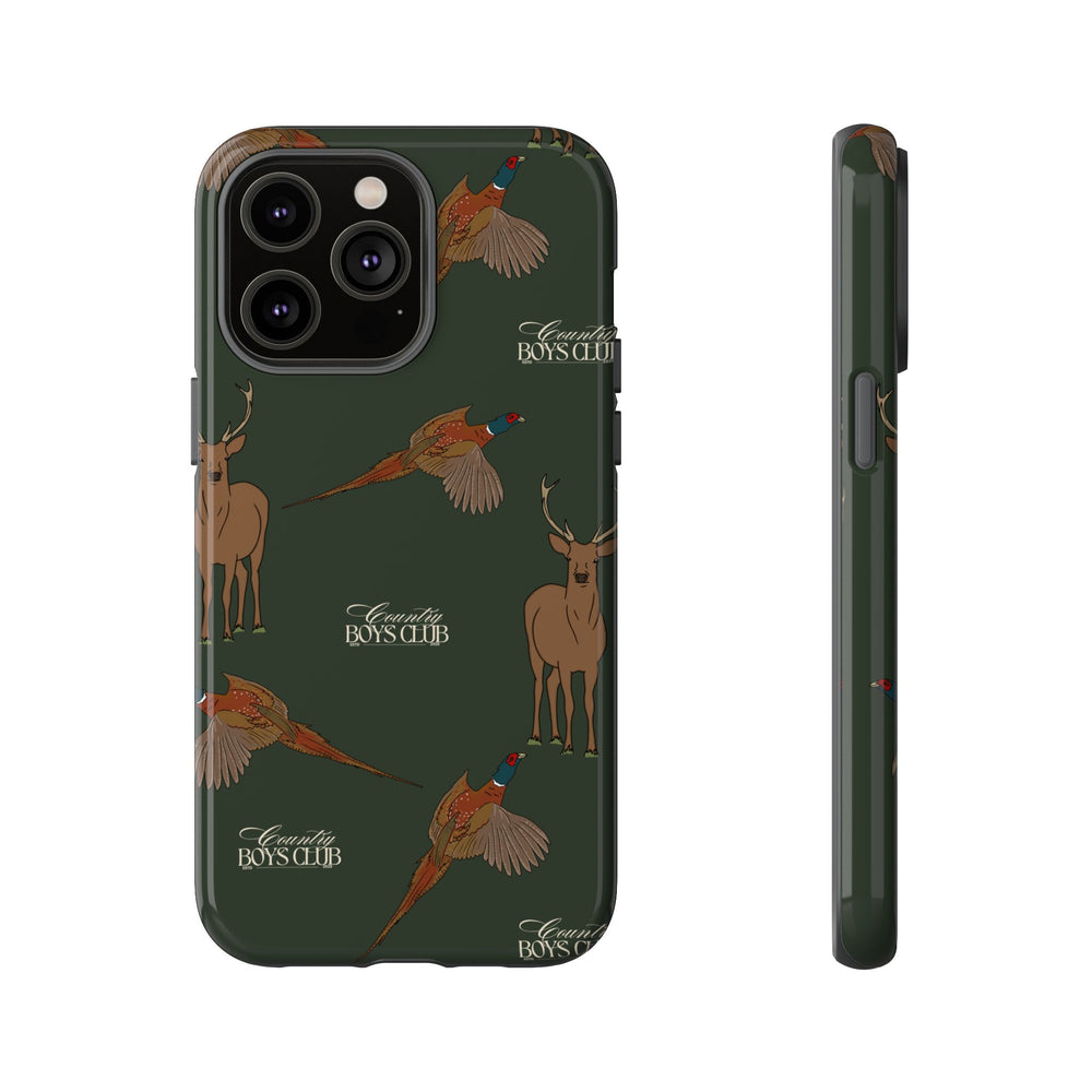 Field Green 'Boys Stags & Pheasants' Case  | CBC x Country Cases