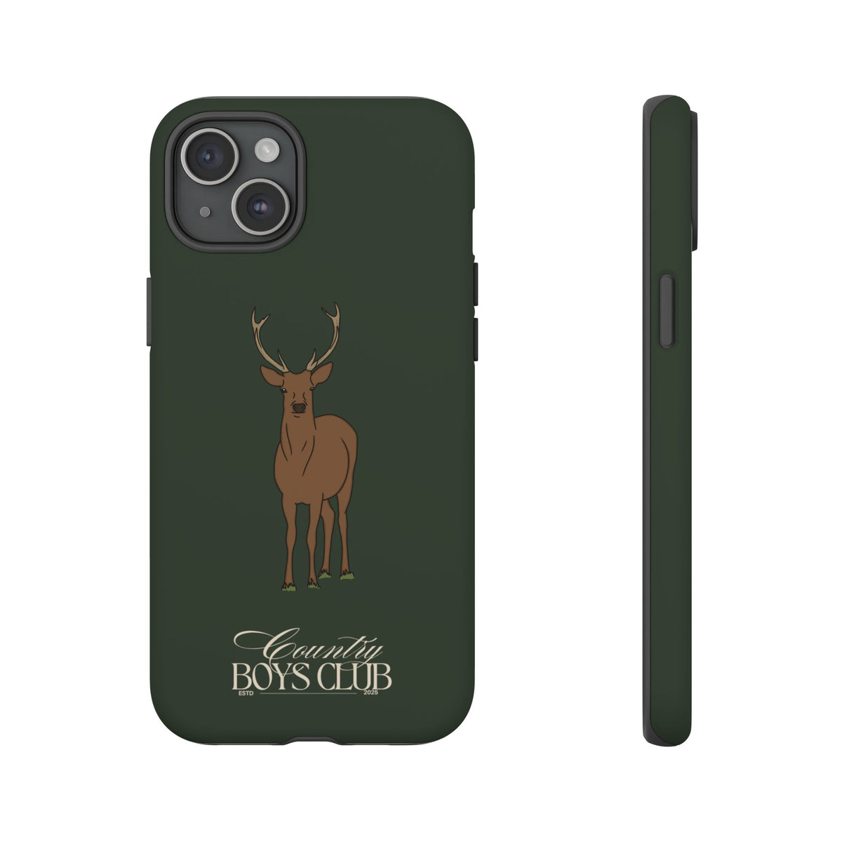 Field Green 'Country Boys Club Stag' Case  | CGC x Country Cases
