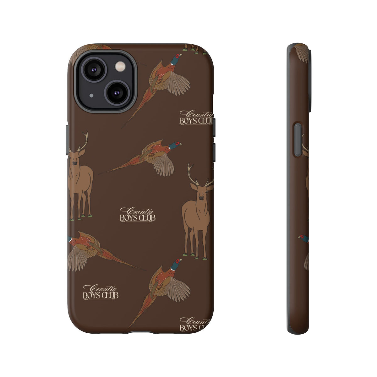 Chestnut Brown 'Boys Stags & Pheasants' Case  | CBC x Country Cases