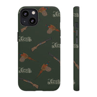 Field Green 'Boys Pheasants & Shotguns' Case  | CBC x Country Cases