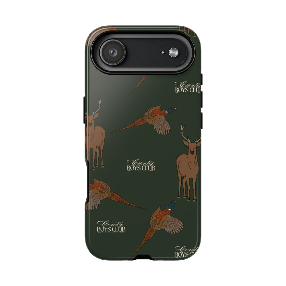 Field Green 'Boys Stags & Pheasants' Case  | CBC x Country Cases