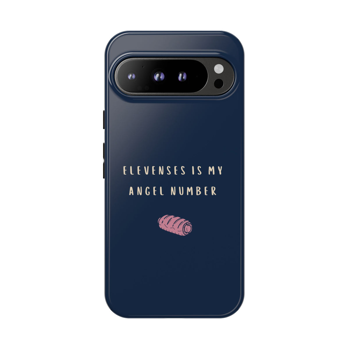 Navy & Pink 'Elevenses Is My Angel Number' Case