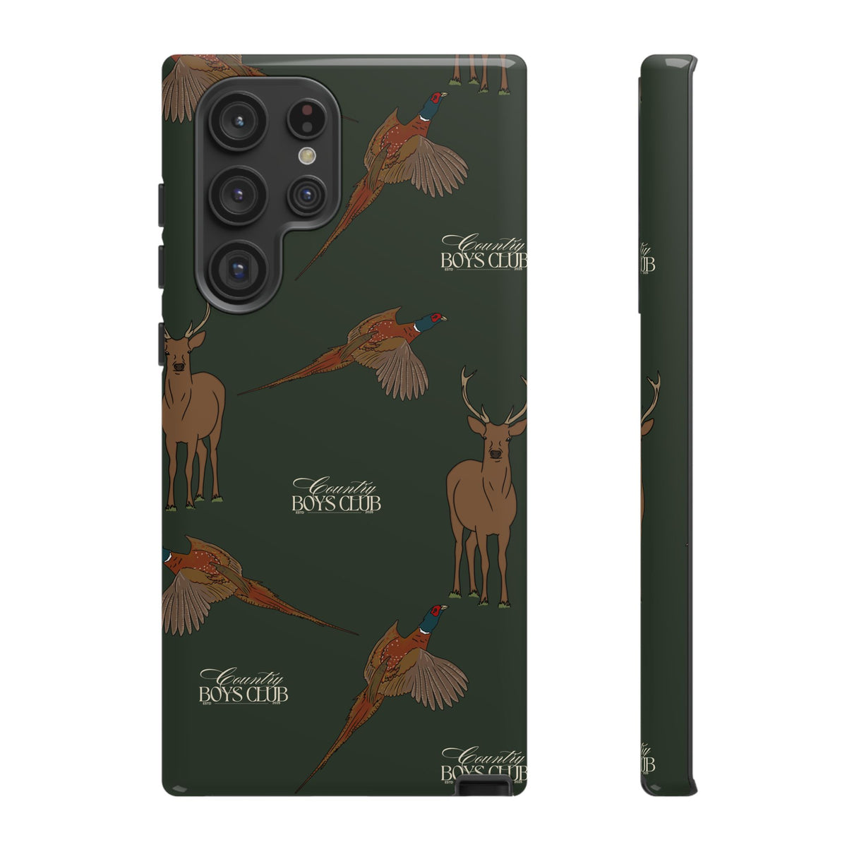 Field Green 'Boys Stags & Pheasants' Case  | CBC x Country Cases